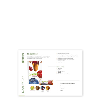 Sampling Card NeoLifeBar, in-house made colour copies / set of 15